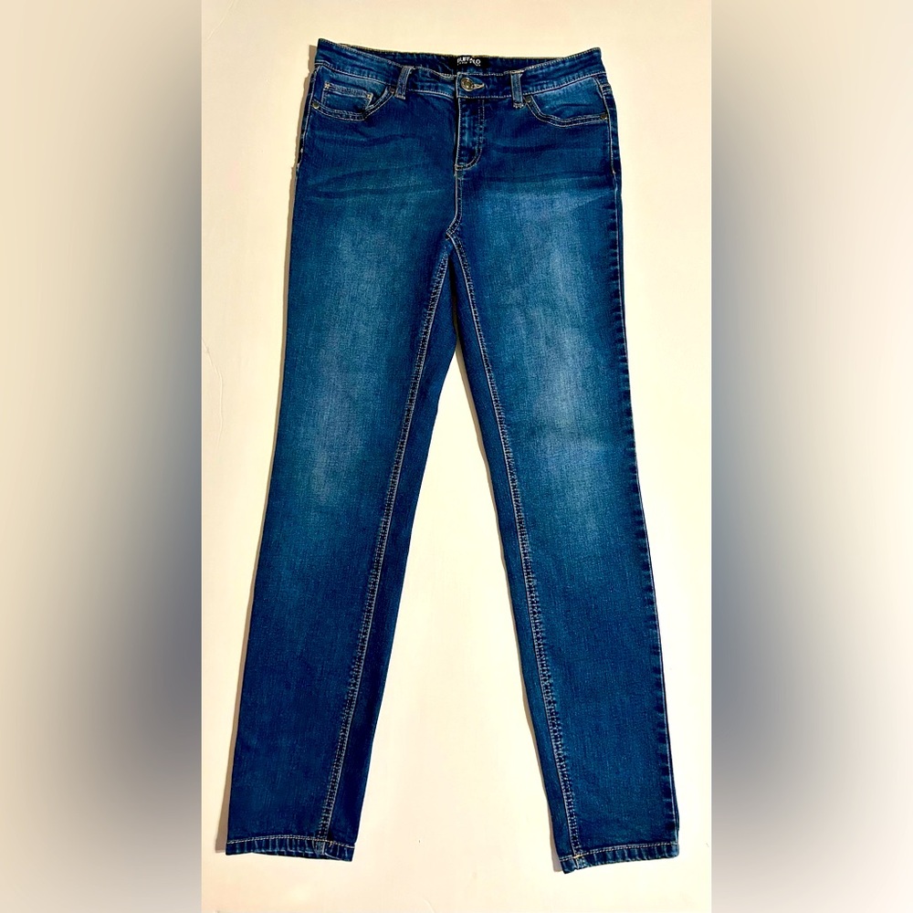 BUFFALO David Bitton Mid Rise Skinny Denim Jeans